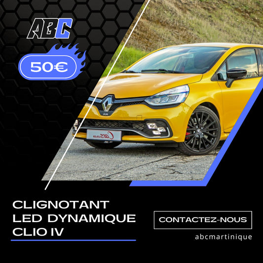 Clignotant led dynamique Renault Clio 4