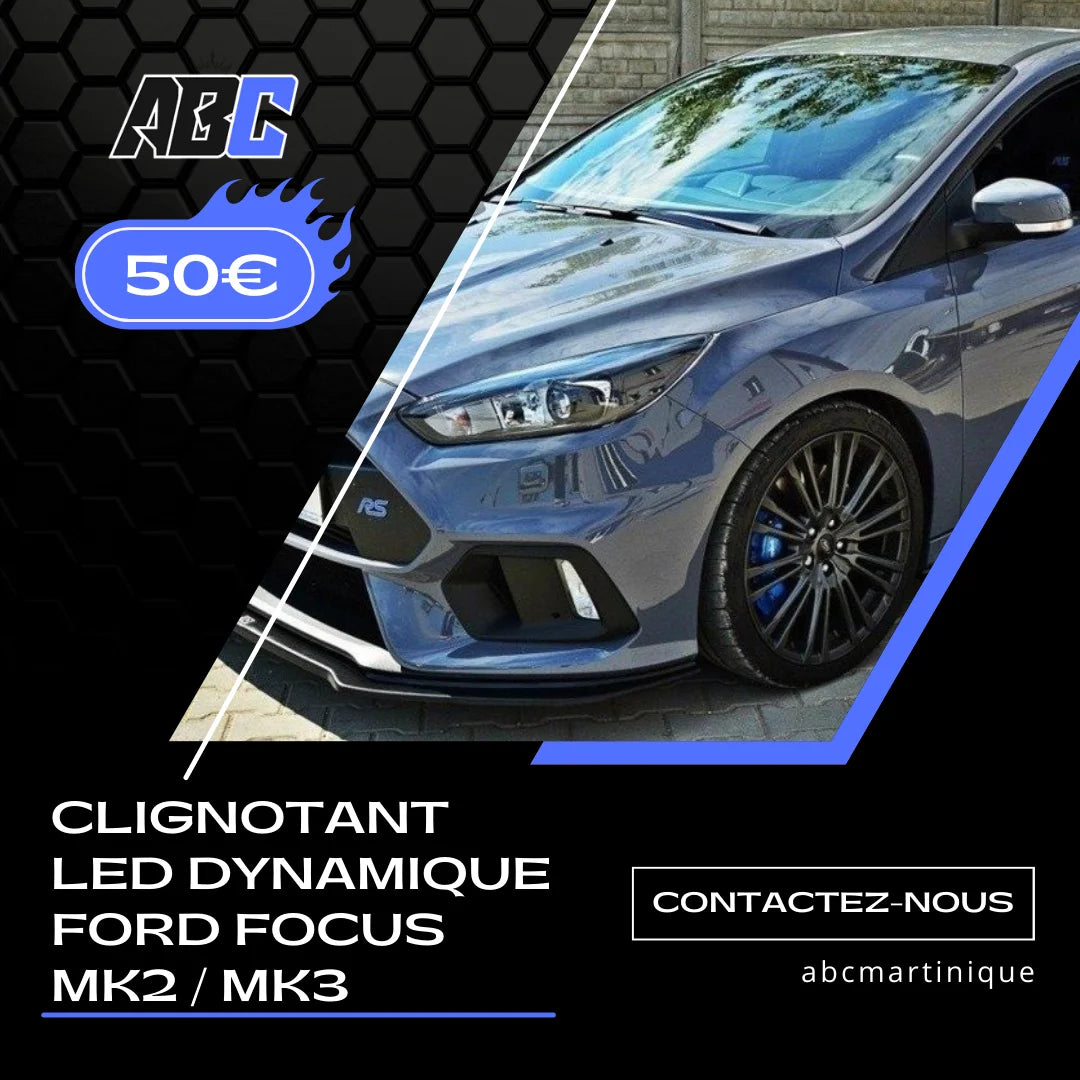 Clignotant led dynamique Ford Focus MK2 / MK3