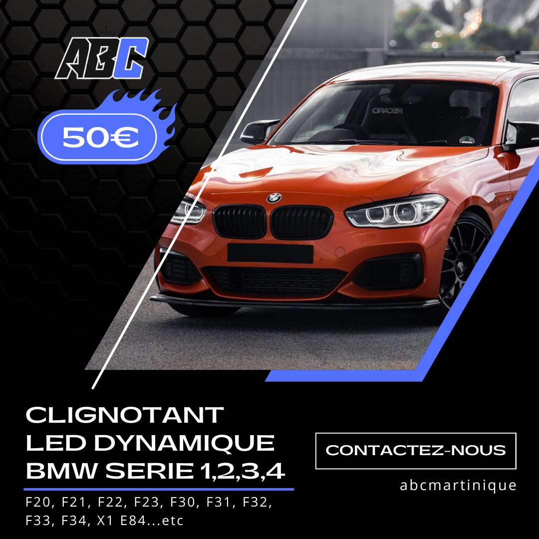 Clignotant led dynamique BMW série 1,2,3,4