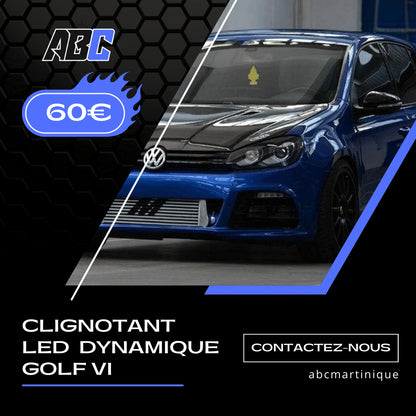 Clignotant led dynamique VW Golf 6