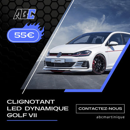 Clignotant led dynamique VW Golf 7